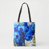 青い蘭 トートバッグ (正面)