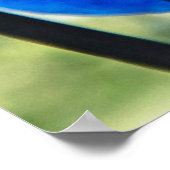 青い蘭 ポスター (角)