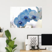 青い蘭 ポスター (ホームオフィス)