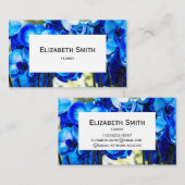 青い蘭 名刺 (正面/裏面)