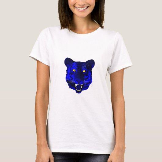 青い虎 Tシャツ (正面)
