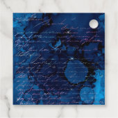 青い虹色の人魚の手紙キンセアニェラ フェイバータグ (裏面)