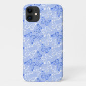 青い蝶々 Case-Mate iPhoneケース (裏面)