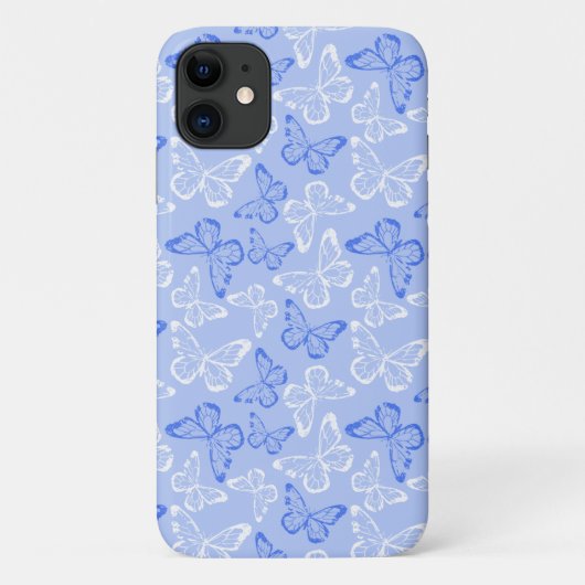 青い蝶々 Case-Mate iPhoneケース (裏面)