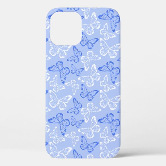 青い蝶々 Case-Mate iPhoneケース (裏面)