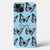 青い蝶々 Case-Mate iPhoneケース (裏面)