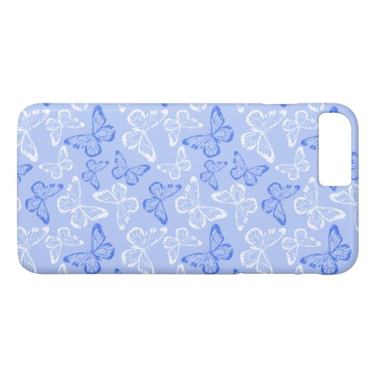 青い蝶々 Case-Mate iPhoneケース (裏面(横))