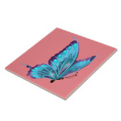 青い蝶のアニメーション タイル (側面)