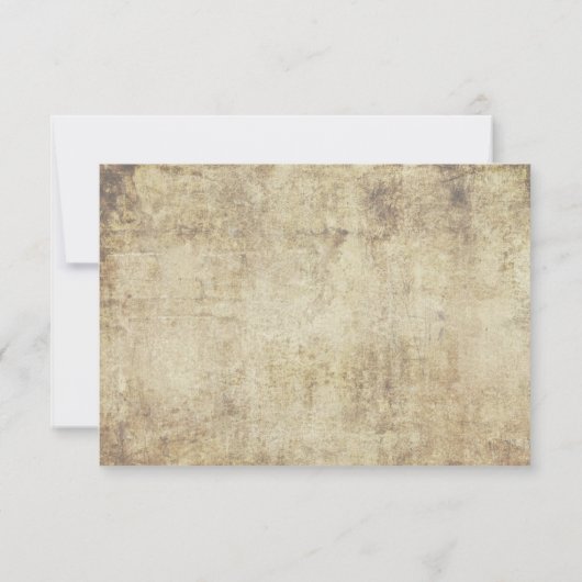 青い蝶のヴィンテージ・セーブ・ザ・デートカード セーブザデート (裏面)