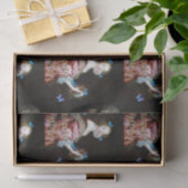 青い蝶の予期せぬ到着 薄葉紙 (ギフト)