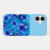 青い蝶の夏,  iPhone 16ケース (裏面横)