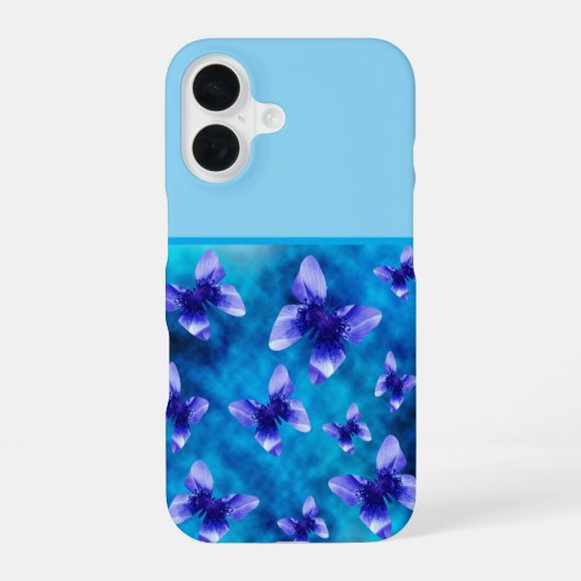 青い蝶の夏,  iPhone 16ケース (裏面)