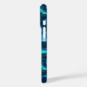 青い蝶の夢のような美しい天体の幻想的なデザイン Case-Mate iPhoneケース (裏面 / 左)