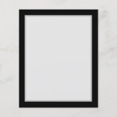 青い蝶の形をした濃いシームレスパターン チラシ (裏面)