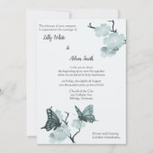 青い蝶の春の花びら (正面)