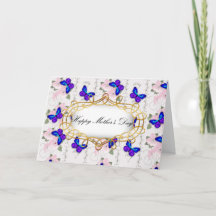 青い蝶の母の日