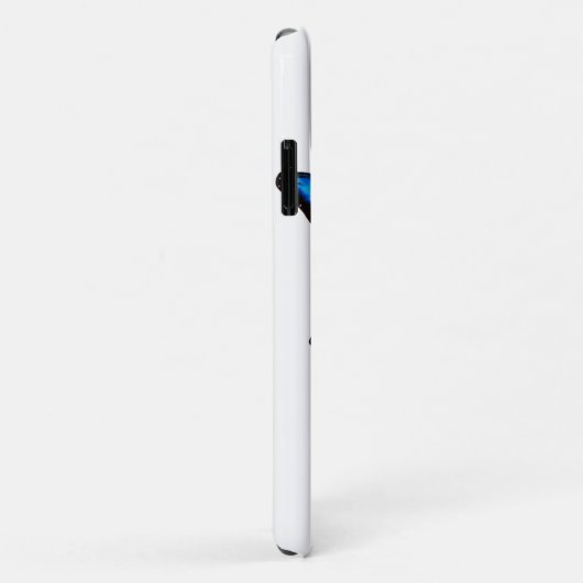 青い蝶の水色 Case-Mate iPhoneケース (裏面/右)