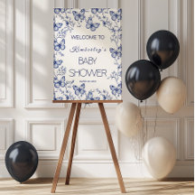 青い蝶の赤ちゃんシャワー