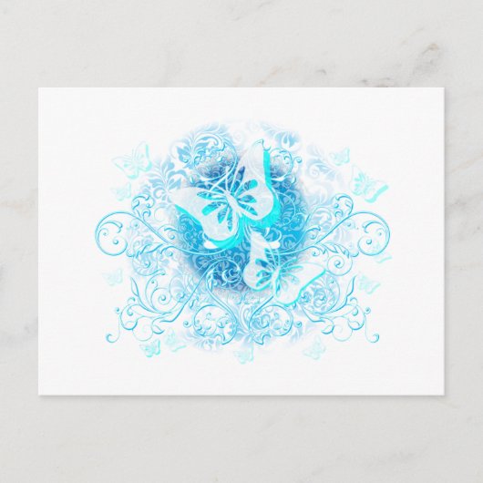 青い蝶の部族 ポストカード (正面)