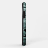 青い蝶を持つヴィンテージ木及び黒いいかり Case-Mate iPhoneケース (裏面/右)