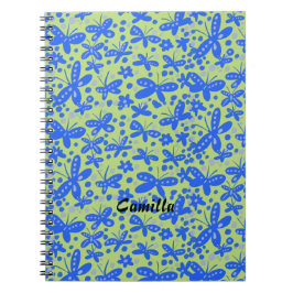 青い蝶ノート ノートブック