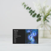 青い蝶プロフィールカード 名刺 (スタンド正面)