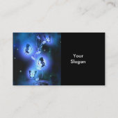 青い蝶プロフィールカード 名刺 (裏面)