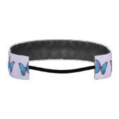 青い蝶ヘッドバンド アスレチックヘッドバンド (裏面)