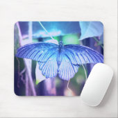 青い蝶マウスパッド マウスパッド (マウス)