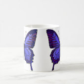 青い蝶マグ コーヒーマグカップ (中央)