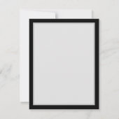 青い蝶モルフォとダークシームレスパターン セーブザデート (裏面)