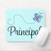 青い蝶校長のギフト マウスパッド (マウス)