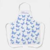 青い蝶 エプロン (正面)