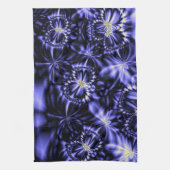 青い蝶 キッチンタオル (縦)