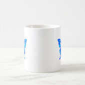 青い蝶 コーヒーマグカップ (中央)
