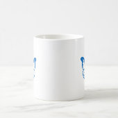 青い蝶 コーヒーマグカップ (中央)