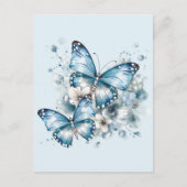 青い蝶 シーズンポストカード (正面)