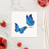 青い蝶 スタンダードカクテルナプキン (インサイチュ)