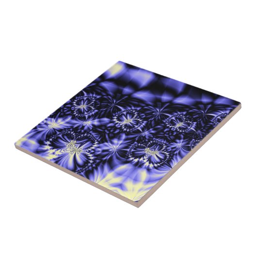 青い蝶 タイル (側面)