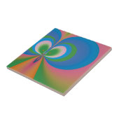 青い蝶 タイル (側面)