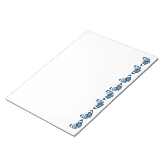 青い蝶 ノートパッド (アングル)