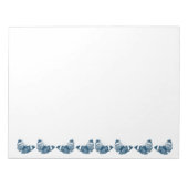 青い蝶 ノートパッド (正面)