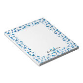 青い蝶 ノートパッド (アングル)