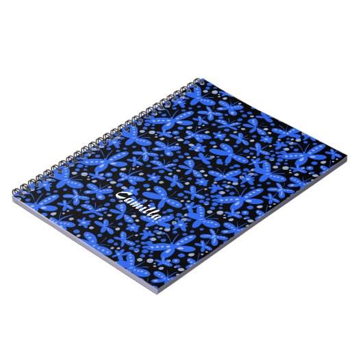 青い蝶 ノートブック (左側)