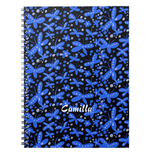 青い蝶 ノートブック (正面)