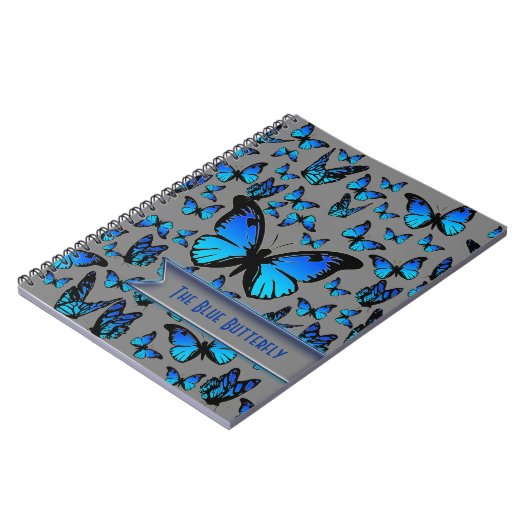 青い蝶 ノートブック (左側)