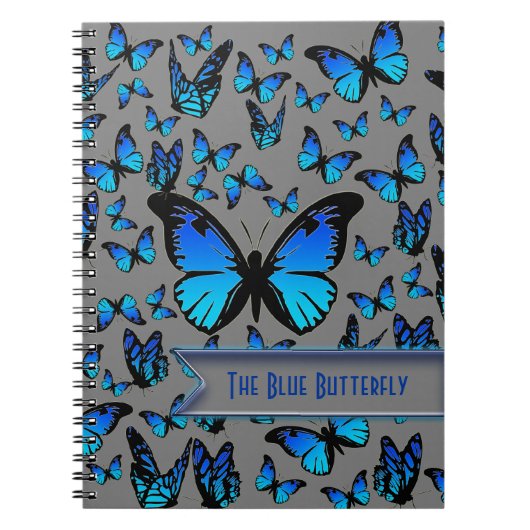 青い蝶 ノートブック (正面)