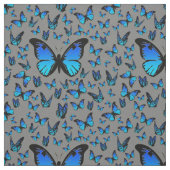 青い蝶 ファブリック (見本)