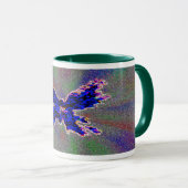 青い蝶 マグカップ (正面右)