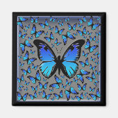 青い蝶 マグネット (正面)